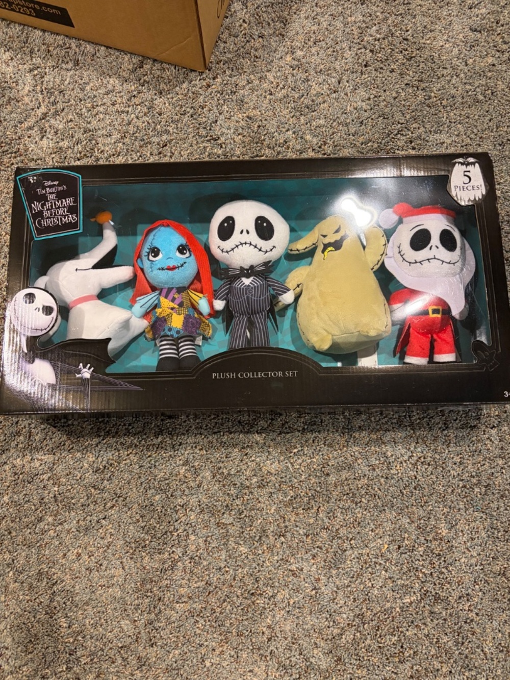 NEW Disney Tim Burton's The Nightmare Before Christmas Plush Collectors 5 pc Set